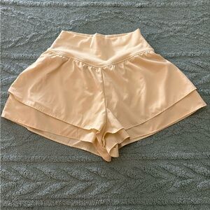 Butter Yellow Layered Shorts